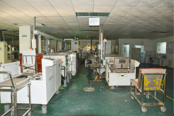 Grinding plate line